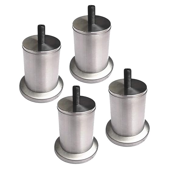 Furniture legs Möbelfüße Metall rostfreier Stahl Bett Fuß Sofa Support Ersetzen das Tischbein M10 Schraube Unterstützung ca. 