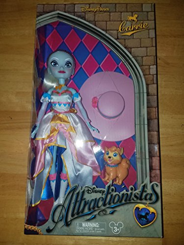 Disney Parks Authentic Original Attractionistas Carrie Doll with Dog