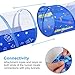 WolfWise Prince Play Tunnel Pop-up Children Game Tent Tunnel Blue
