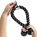 Dual Grip Tricep Rope with Universal Cable Machine Attachment by Crown Sporting Goods
