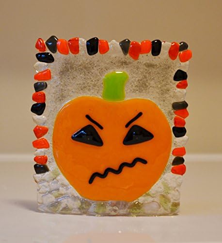 Mad pumpkin Jacl O Lantern candle holder by YafitGlass