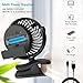 OPOLAR Battery Operated Fan, Clip on and Desk Fan, Personal Portable Fan with 4 Speeds, Rechargeable, 360 Degree Rotation, 2200mAh Battery, Powerful Wind for Outdoor Activity, Office