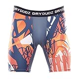 Dry Dudz Men's Compression Quick Dry Shorts, Orange
