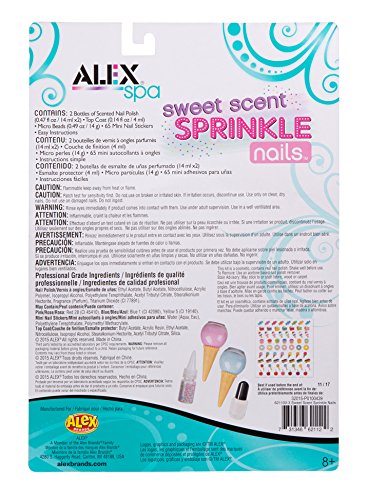 Alex Spa Sweet Scent Sprinkle Nail Stickers Girls Fashion Activity - //coolthings.us