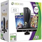 Xbox 360 4GB Console with Kinect Holiday Value (Renewed)