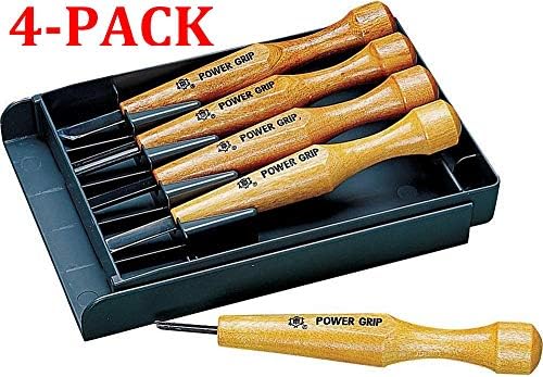 Mikisyo Power Grip Carving Tools, Five Piece Set (Basic) (Basic, 4-Pack)