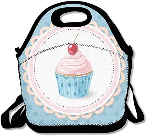 Starookc Lunch Bag Insulated Byo Lunch Bag Lunch Tote Bags For Men Women Kids Cupcake Blue Dots