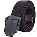 Queyu Tactical Belts for Men US Army Belts, Black 25, up to 52