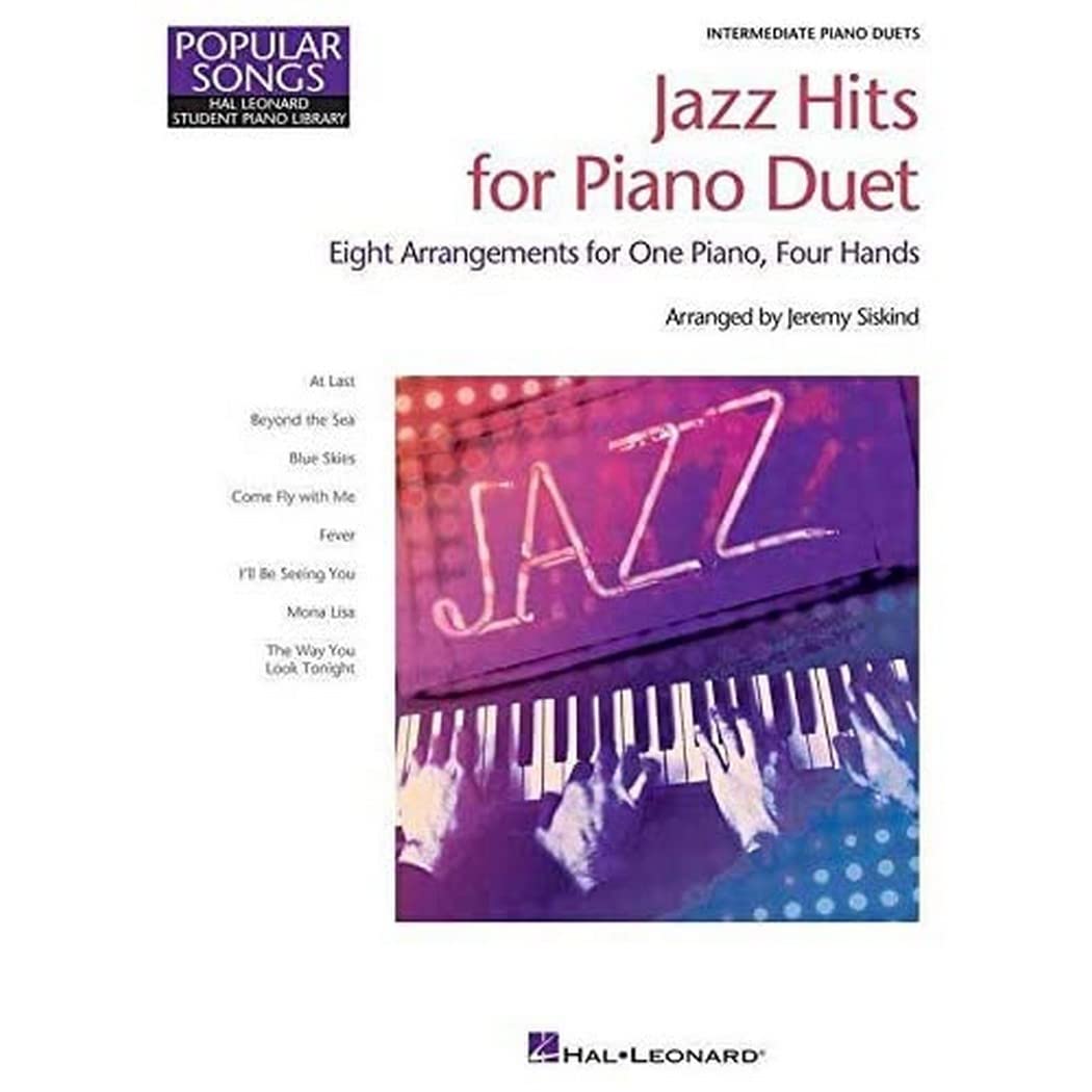 Jazz Hits for Piano Duet: Hal Leonard Student Piano Library Intermediate Level Nfmc 2020-2024 Selection (Hal Leonard Student Piano Library Popular Songs)