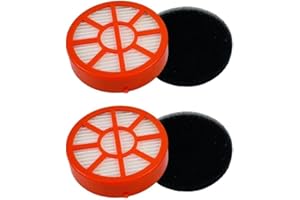 Lawnoval Washable Filter Compatible with Redkey P8 Cordless Vacuum Cleaner, 4-Pack Long-Lasting Dust Filter for Pet Hair and 