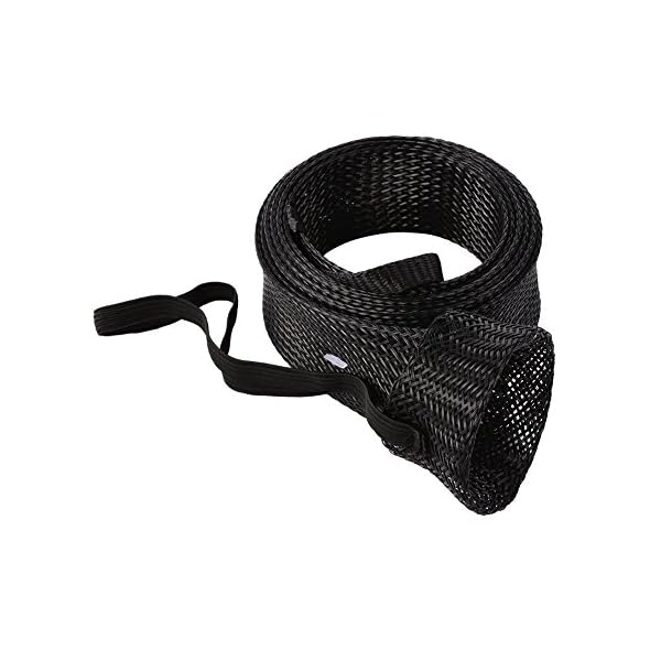 Isafish-Braided-Fishing-Rod-Cover-Gloves-67-Inch-Bait-Casting-Rod-Sleeve-Protector-Pole-Fishing-Tools-Jacket-Socks-Black