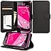 BLU Studio 5.0 C HD D534u Case, Abacus24-7 BLU Studio 5.0C HD Wallet Case with Flip Cover, Stand and Pockets for ID, Credit Cards - Black BLU Studio 5.0 C HD D534u Flip Case