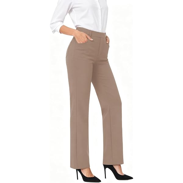 Ewedoos Dress Pants Women Stretchy Work Pants for Women with