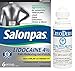 Salonpas LIDOCAINE 4% and CRYODERM 3 oz Roll- On BUNDLE PACK Salonpas Pain Relieving Maximum Strength Gel Patch and Cryoderm Pain Relieving Cold Therapy Roll-On