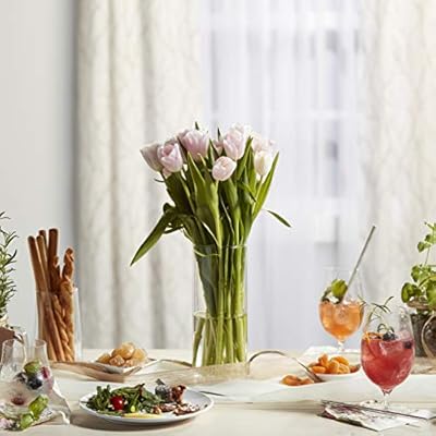 Libbey Cylinder Vases, 8.75-inch, Set of 12