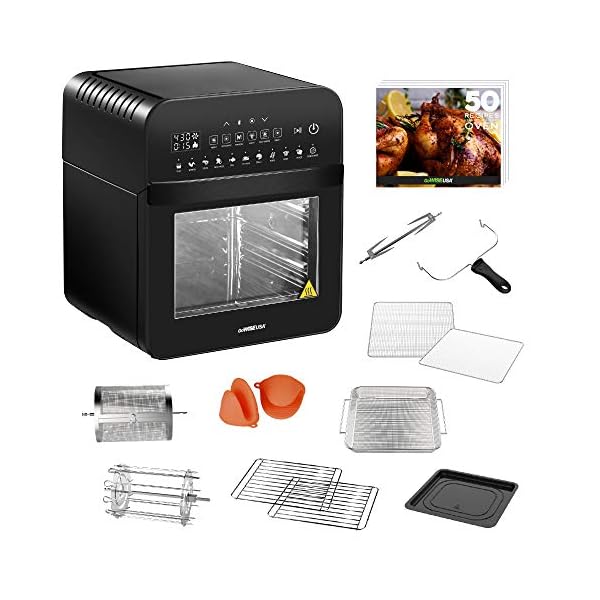 GoWISE USA Deluxe 12.7Quarts 15in1 Electric Air Fryer Oven w