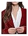CA Mode Women's Velvet Lace Hem Cardigan Jacket Outwear Coat