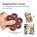 Wukelili Tri Fidget Hand Spinner, Ultra Fast Bearings, Finger Toy, Great Gift for ADD, ADHD, Anxiety, and Autism Adult Children(Red)