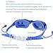 Swimming Goggles - Anti Fog UV Protection Adult Swim Glasses For Men & Women with Free Earplugs