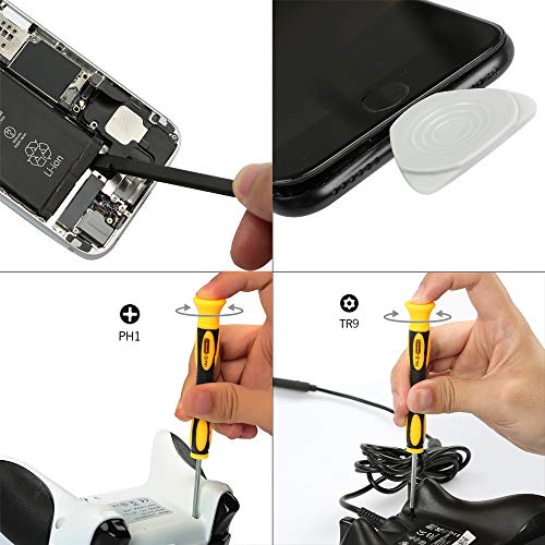 E.Durable Screwdriver Kit for Playstation PS3, Complete Repair Cleaning Tool Kit for All Sony PlayStation Consoles PS3 / PS4 / Vita / PS1 / PS2 / PSV/PSP, etc (PS3)