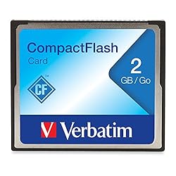 Verbatim 47012 2GB CompactFlash Memory Card, Black