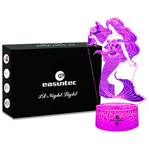 5 easuntec+Mermaid+Remote+Changing+Dimmable