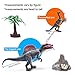 Hely Cancy 20 Pcs Realistic Dinosaur Action Figures with Movable Jaws, Educational Dinosaur Toys Playset for Kids