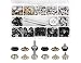 HOMEIDOL 150 Stainless Steel Marine Grade Canvas and Upholstery Boat Cover Snap Button Fastener Kit with 2Pcs Setting Tool (50 Sets) (Fastener Screw Snap Kit)