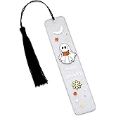 Spooky Bookmarks for Women Wicked Bookmark for Book Lovers Christmas Gifts for Girls Witchy Gift for Men Halloween Decorations Boo Basket Stuffers for Kids Booktok Accessories for Bookworm