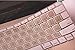 CaseBuy MacBook Pro 13 Keyboard Protector Cover Skin for New Macbook 12 Inch A1534 and New MacBook Pro 13 Inch A1708 (2016 Version, No TouchBar)(Hollow Gold)