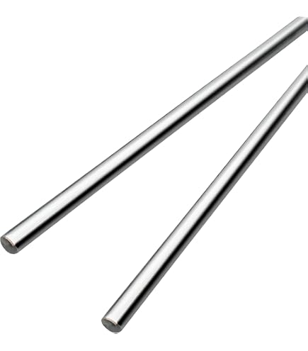 8mm Linear Motion Rod Uxcell Chrome Linear Rail Rods (10mm X 250mm ...