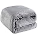 Balichun Luxury Fleece Throw Blanket - Ultra Soft Warm Fuzzy Lightweight on Couch/Bed (King, Grey)