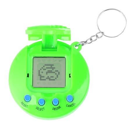Zerodis Elektronisches Haustier Digital Maschinen Spielzeug mit Retro nostalgischem Keychain Kindertag Geburtstag Geschenk (G