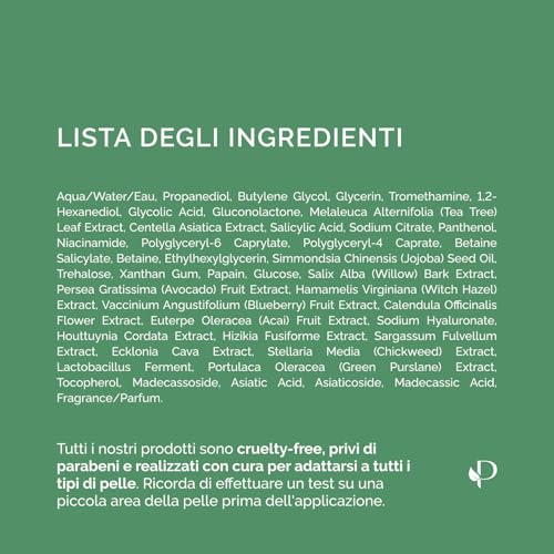 PLANTIFIQUE Korean Pads with Glycolic Acid, Niacinamide and CICA | Facial Exfoliants with AHA, BHA, PHA | Tonics for All Skin Types | Vegan with Refillable Container | 60 Pcs
