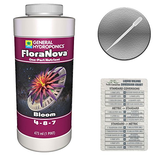 General Hydroponics Floranova Liquid Nutrients Formula Twin Canaries