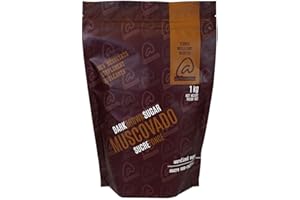 Almondena Muscovado Sugar (Dark) 1 kg | Premium muscovado sugar, great for baking and making sauces or marinades