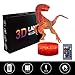 Dinosaur 3D Night Light for Kids, Dinosaur Toys for Boys, 16 Colors Dinosaur Lamp with Remote, Cool Gift for Dinosaur Birthday Party Supplies