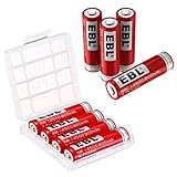 EBL 8 Packs 14500 Li-ion Rechargeable 3.7V 800mAh for LED Flashlight Torch