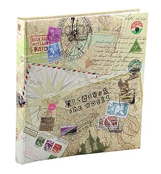 Idealtrend Discover Fotoalbum in 28x30,5 cm 60 weiße Seiten Jumbo Buch Album