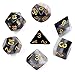 Polyhedral Dice Sets Dungeons and Dragons Gaming Dice for DND RPG MTG Table Games Dice (Grey Gradients)