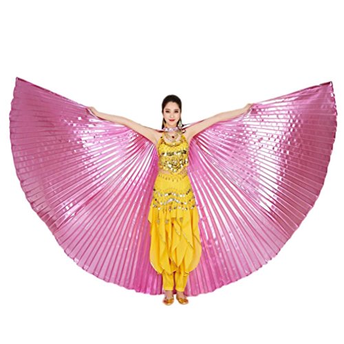 Elevin(TM)Women Fashion Wings Egypt Belly Dance Costumes Indian Dancewear Halter Top Pants Set