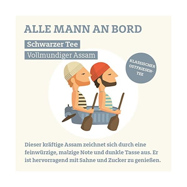 Trink Meer Tee ALLE MANN AN BORD - Bio Schwarzer Tee| hocharomatisch | Bio Tee aus Assam | feinwürzig & malzig… – Bild 4