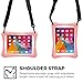 Acer Iconia Tab 10 A3-A30 case, COOPER TROOPER 2K Shoulder Strap Rugged Heavy Duty Tough Protective Drop Shock Proof Rubber Silicon Carry Kids Toy Work Holder Cover Bag, Stand (Pink)