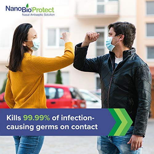 NanoBio Protect Nasal Antiseptic Solution 36 Pack Kills 99.99 of