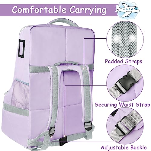 Car Seat Travel Bag, Padded Car Seat Bag for Airplane Travel with