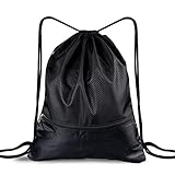 Chnano Sack bag Sackpack Drawstring Gym Bag with Pockets for Outdoor Storage