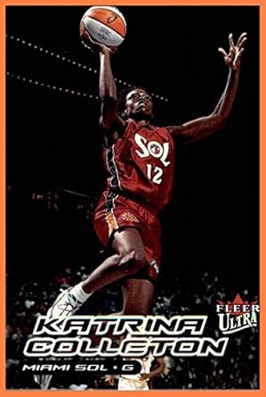 2000 Ultra Wnba 6 Katrina Colleton Miami Sol Maryland Terps