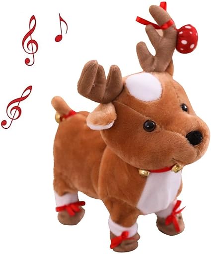 walking reindeer toy