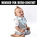 Baby Bandana Drool Bibs - Natural Organic Cotton with Fleece Back - Unisex 8-Pack Gift Set with Popular Nautical and Beach-Themed Designs for Boys and Girls - by So Peep