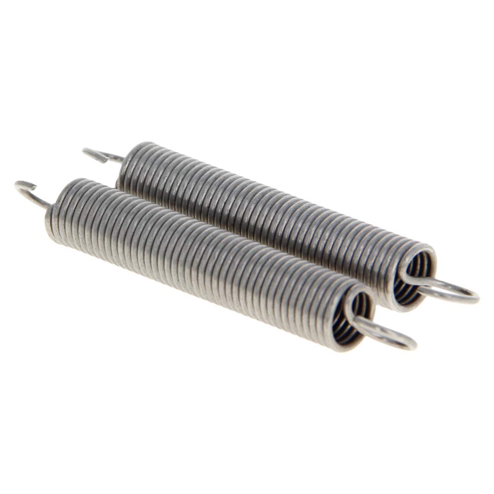 MroMax Extended Compressed Spring Wire Diameter 0.05 inches, OD 0.39 inches, Free Length 2.76 inches Stainless Steel Tension Spring 2pcs